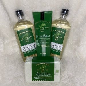 New!! Bath and Body Works Stress Relief Set